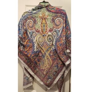 Oversized square scarf/wrap